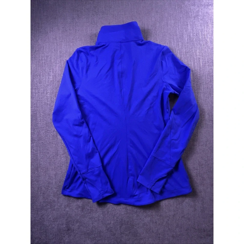 VSX Victoria's Secret Sport Knockout Blue 1/2 Zip Pullover Jacket Women's Large - Picture 9 of 11